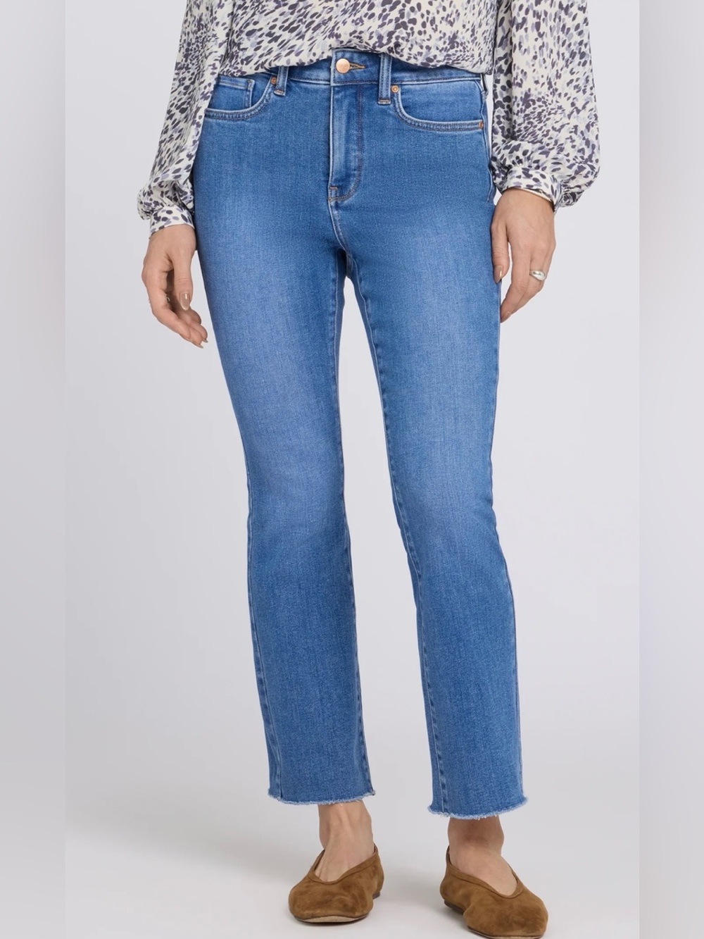 NYDJ Billie Mini Bootcut High Rise Ankle Jeans, NWT - Size 6 - Picture 8 of 9